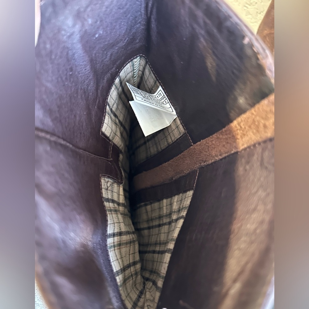 UGG Women's Size 10 Darcie Brown Leather Tall Knee High Riding Boots - Picture 5 of 7